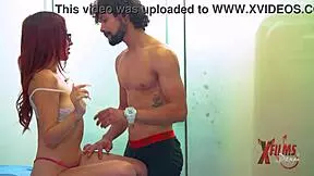 Redhead visits her plastic surgeon for a consultation involving a huge procedure