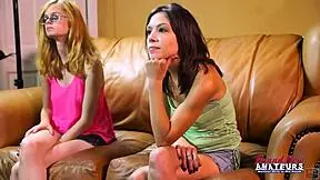 Horny hotties jaime litton and piper love sharing a dick