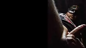 Naughty naked man shows off big cock!