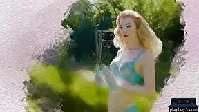 miranda, what are you doing stripping your lingerie outside?