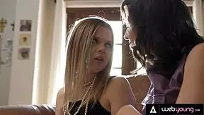 Is Petite Blonde Coco Lovelock Teasing Her Hot Maid Kylie Rocket With 69 And Toe Licks?