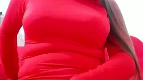 Latina Colombian Stepmother With Giant Cameltoe Masturbates For Stepson