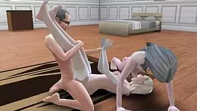 Old Men Roughly Fuck Cute Teen Doggystyle