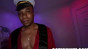 egypts husband watches kaby snow enjoy her first big black cock on halloween