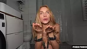 Does monster cock rearrange guts in doggystyle quickie?