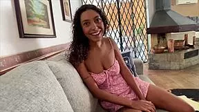 Hot Brazilian Latina Delivers Wild Rimjob and Deepthroat