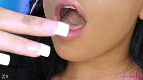 adorable teen brunette displays sexy body in photoshoot casting 😍