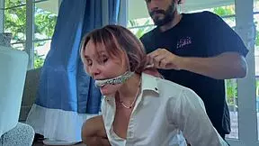 my pretty girlfriend gets super needy from tickling, moaning in sexy teen couple fun