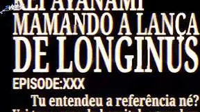 rei ayanami cosplay blowjob and cum in bodysuit