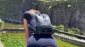 risky public sex and flashing with 18yo brunette teen 18+ pov sex