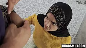 Muslim Step Sister Sucks Step Brothers Monster Cock For Money In Face Fucking Taboo