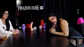 Morena Shows Off Her Sloppy Blowjob Skills with Marcelly Melo!