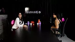 Morena Shows Off Her Sloppy Blowjob Skills with Marcelly Melo!