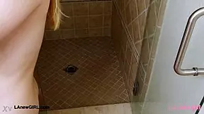 Hot Teen 18+ Blonde Took A Shower
