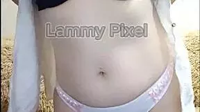 horny brunette lammy pixel stripteases and shows off her gorgeous ass, wanna see more?