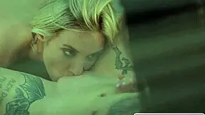 Aiden Ashley And Goth Charlotte Lick Juicy Pussy Outdoors