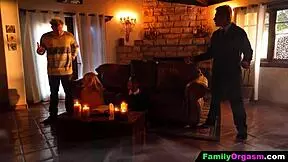 dark emo girl and her best friend summon their stepdads for a wild group session