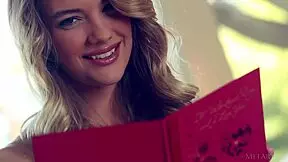 Beautiful teen kenna james does a solo striptease undressing slowly