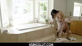 I hired gorgeous brunette Bebe as my assistant, and she fits perfectly