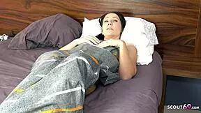 German Teen 18+ Sucks Old Cock In Bathroom