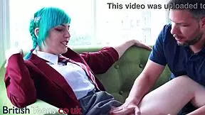 This naughty college student loves being teased and edged