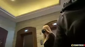 Thai blonde's intimate blowjob on first date?