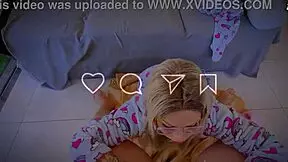 I enjoy my stepsister's mouth in POV blowjob