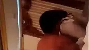 Young girl in skirt at hotel