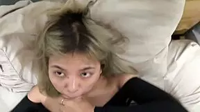 I give my indonesian wife lingerie she sucks me but won't swallow