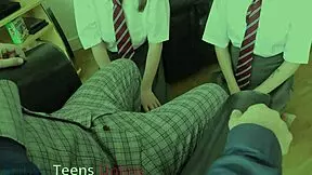 2 british students wanking a professor, what do you think?