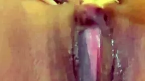 Guided masturbation with blowjob on dildo