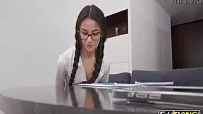 naughty student kama oxi wants dick so bad