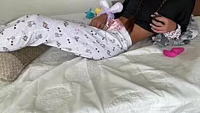 athletic teen 18+ masturbates with toys at home