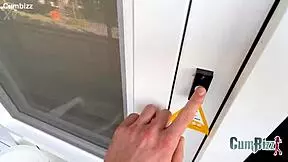 Cumbizz pizza delivers anal gaping with xxl monstercock