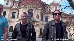 Lina Arian's first DP with gapes and deep anal