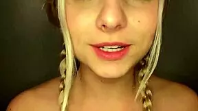 aria banks shows her blowjob skills and takes cumshots 😋