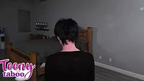 Kitty feels excited as the lockout turns into a passionate doggystyle encounter.