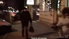 euro teen 18+ gives double blowjob in group