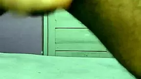 hot young 18+ brunette says, 'watch my solo handjob on big cock, homemade style.'