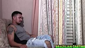 gaby uma sexy girl does brazilian casting and gets fucked hard in ass and pussy by giant cock