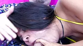 Short And Thick Amateur Teen Blows My Cock Roughly Before Rough Sex And Cum