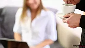 Naughty Blonde Teen Dicked Hard with Monster Cock!