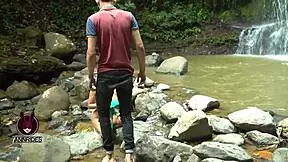 I fucked a stranger in the waterfall, and everyone caught us.