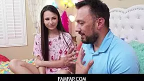 Stepdaughter Liz Jordan dreams of stepdad Bobby Beefcakes! He makes it happen!