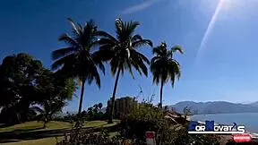 Mature Liberal Fucks German Man on Mexican Beaches