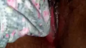 My virgin wife in action