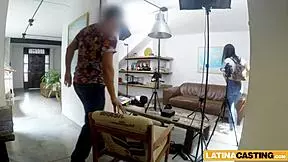 winking latina asshole takes dick deep in casting 😜