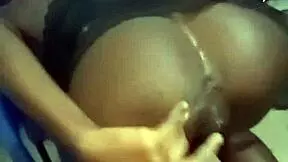 Skinny african teen slut loves rough hard fuck bent over