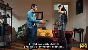 Small-Titted Brunette Cheats On Boyfriend With Uncle