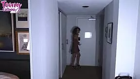 in this story, babysitter allie addison ends up getting a load of cum from her boss